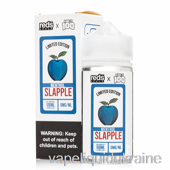 Vape Liquid Ukraine Slapple Menthol - 7 Daze x Keep It 100 - 100mL 6mg